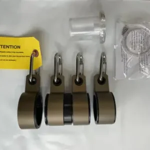 Bronze Ring Set for a Telescoping Flagpole