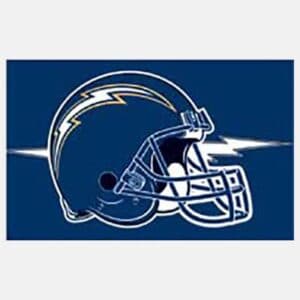 Chargers NFL Football Flag