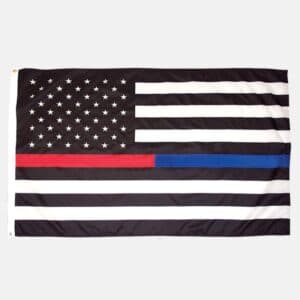 Thin Red Blue Line US Flag