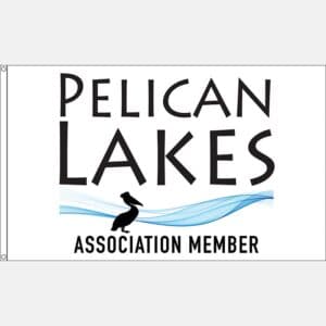 Pelican Lakes Association Member flag