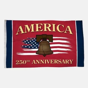 America 250th Anniversary Flag with the Liberty Bell